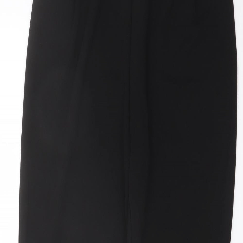 Womens UK Size 8 ASOS Regular Fit  Black Trousers