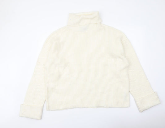 Womens UK Size L Marks and Spencer Ivory Pullover Jumper