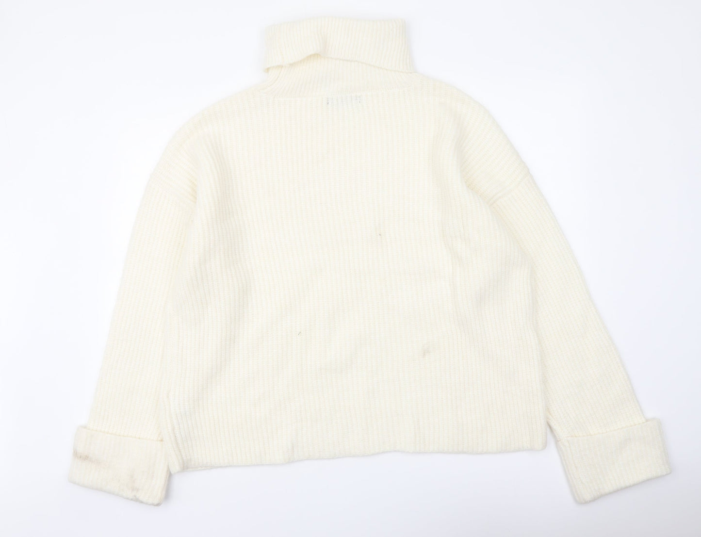 Womens UK Size L Marks and Spencer Ivory Pullover Jumper