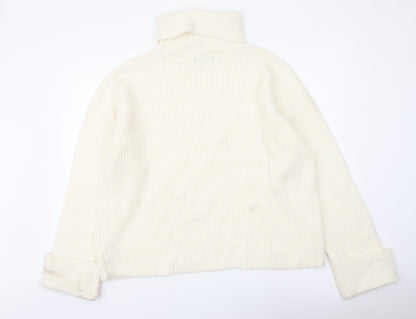 Womens UK Size L Marks and Spencer Ivory Pullover Jumper