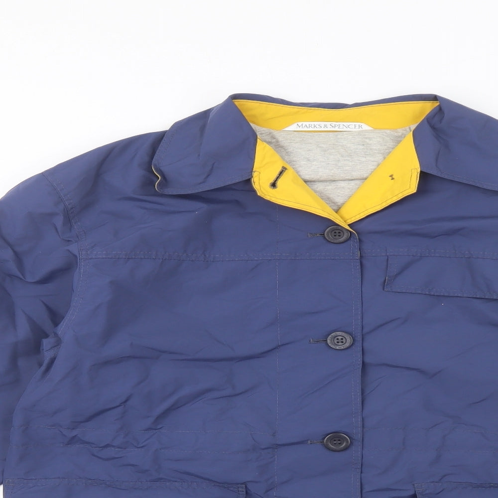 Womens UK Size 8 Marks and Spencer Blue Jacket
