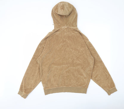 Womens UK Size 2XS ASOS Brown Pullover Hoodie