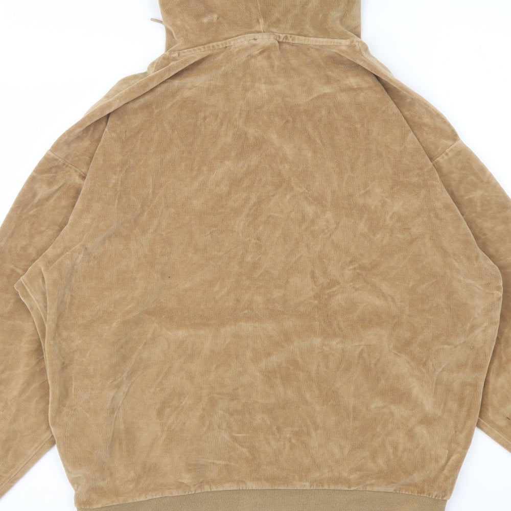Womens UK Size 2XS ASOS Brown Pullover Hoodie