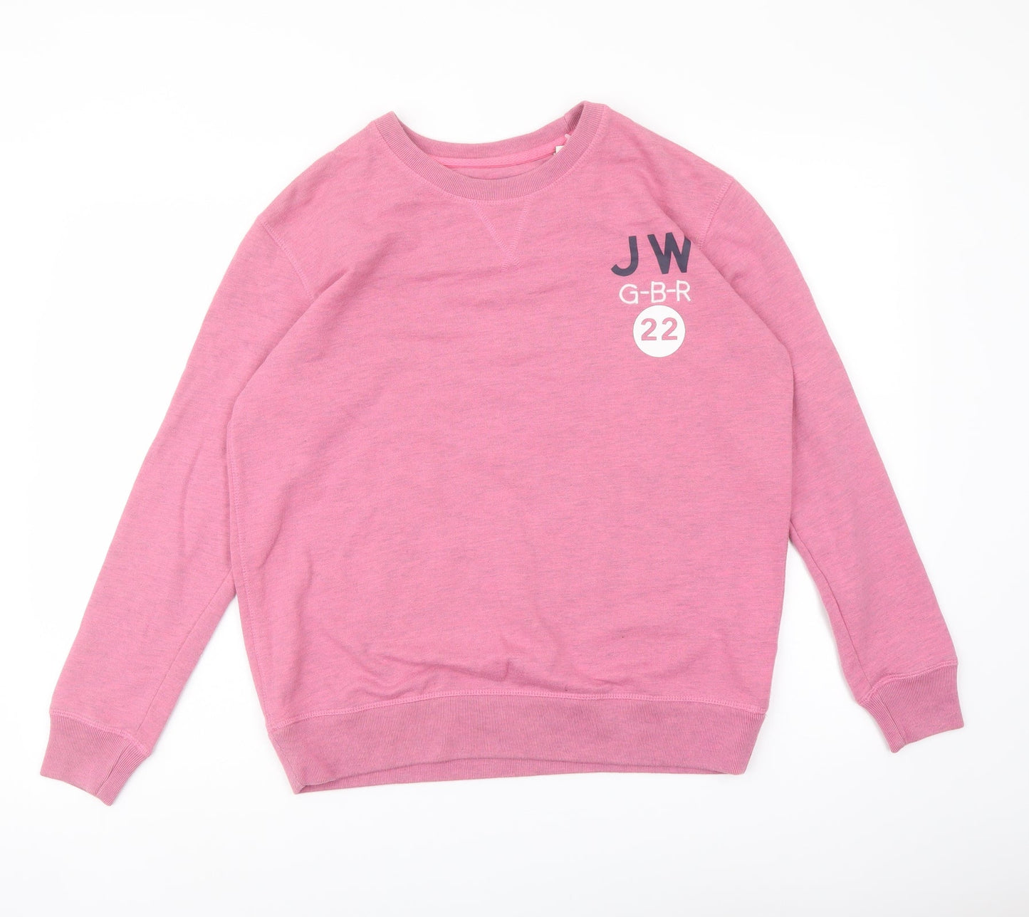 Womens UK Size 6 Jack Wills Pink Pullover Sweatshirt
