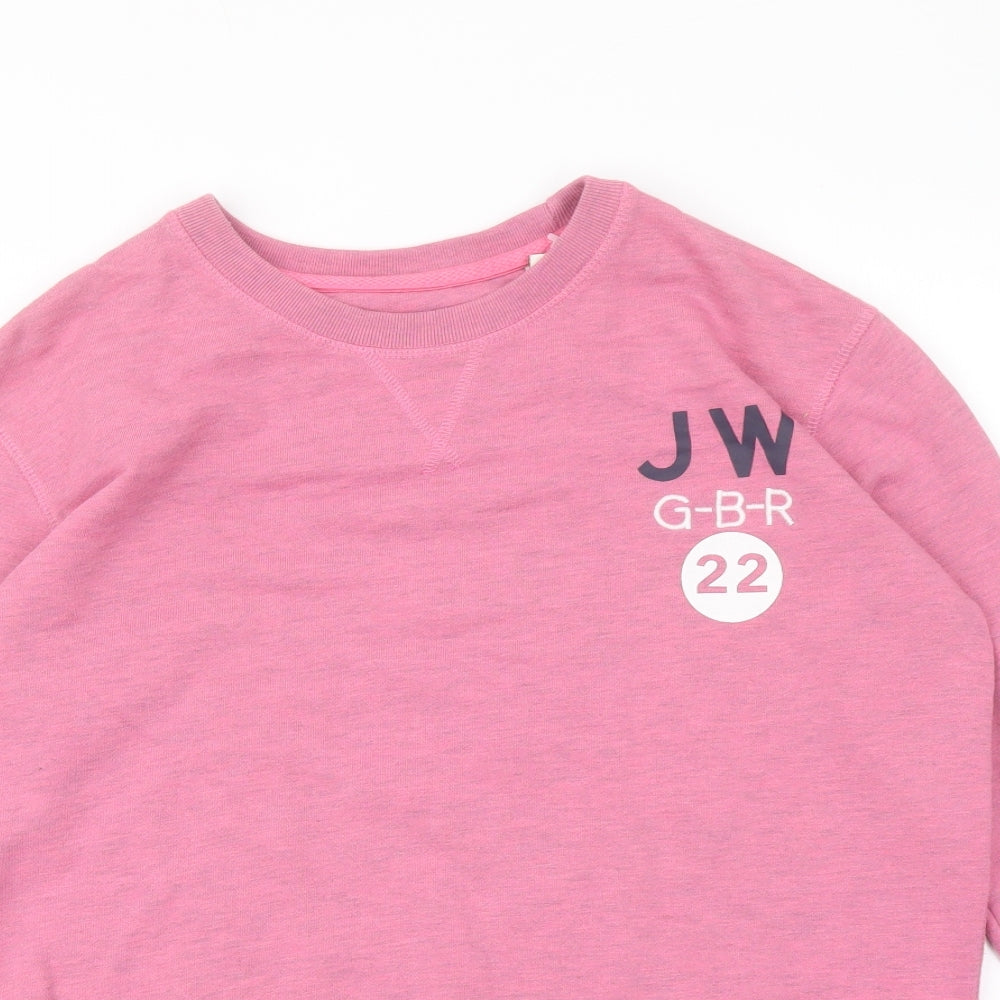 Womens UK Size 6 Jack Wills Pink Pullover Sweatshirt