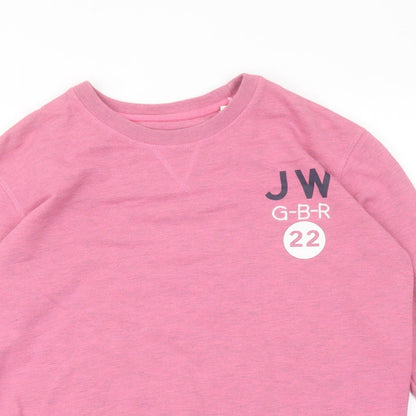 Womens UK Size 6 Jack Wills Pink Pullover Sweatshirt