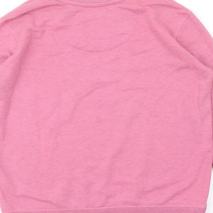 Womens UK Size 6 Jack Wills Pink Pullover Sweatshirt