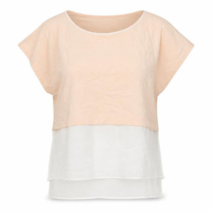 Womens UK Size M Zara Pink Basic Blouse
