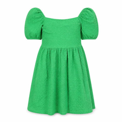 Divided by H&M Womens Green Polyester A-Line Size S Off the Shoulder Pullover