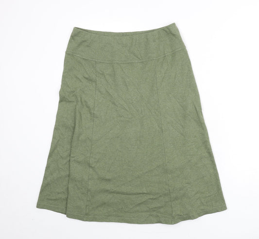 Cotswold Collections Womens Green Cotton Flare Skirt Size M