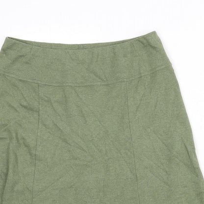 Cotswold Collections Womens Green Cotton Flare Skirt Size M