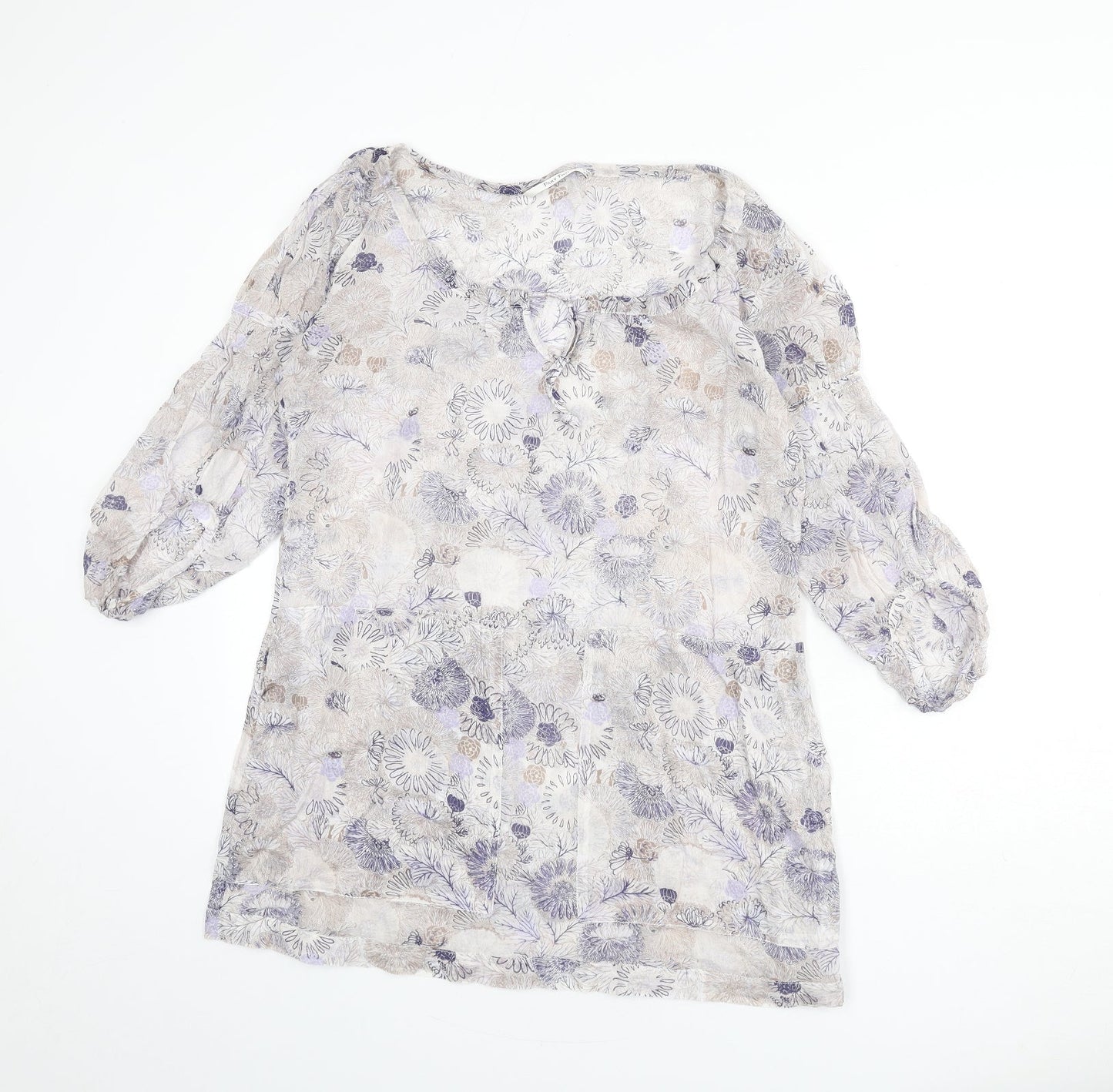 Womens UK Size 10 Part Two Multicoloured Tunic Blouse