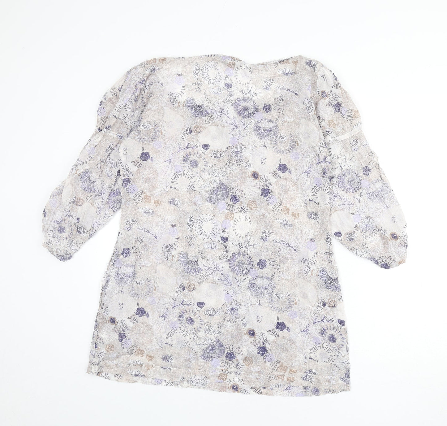 Womens UK Size 10 Part Two Multicoloured Tunic Blouse