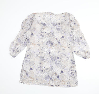 Womens UK Size 10 Part Two Multicoloured Tunic Blouse