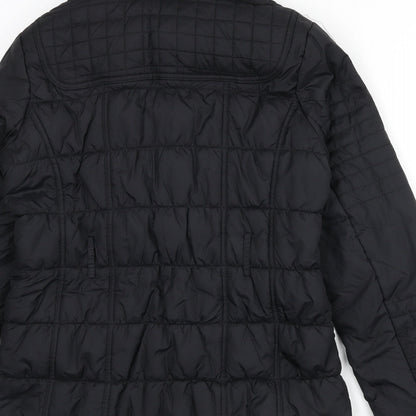 Womens UK Size 12 Marks and Spencer Black Puffer Jacket