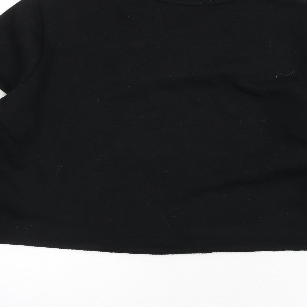 Womens UK Size S FOREVER 21 Black Pullover Sweatshirt