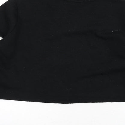 Womens UK Size S FOREVER 21 Black Pullover Sweatshirt