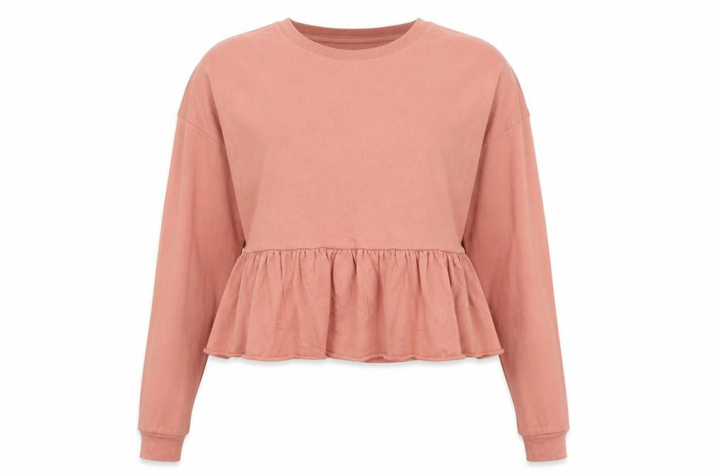 Womens UK Size XS Divided by H&M Pink Pullover Sweatshirt