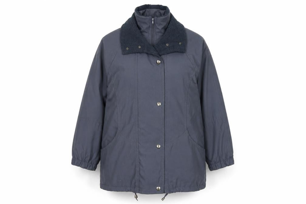 Womens UK Size 14 St Michael Blue Windbreaker Coat
