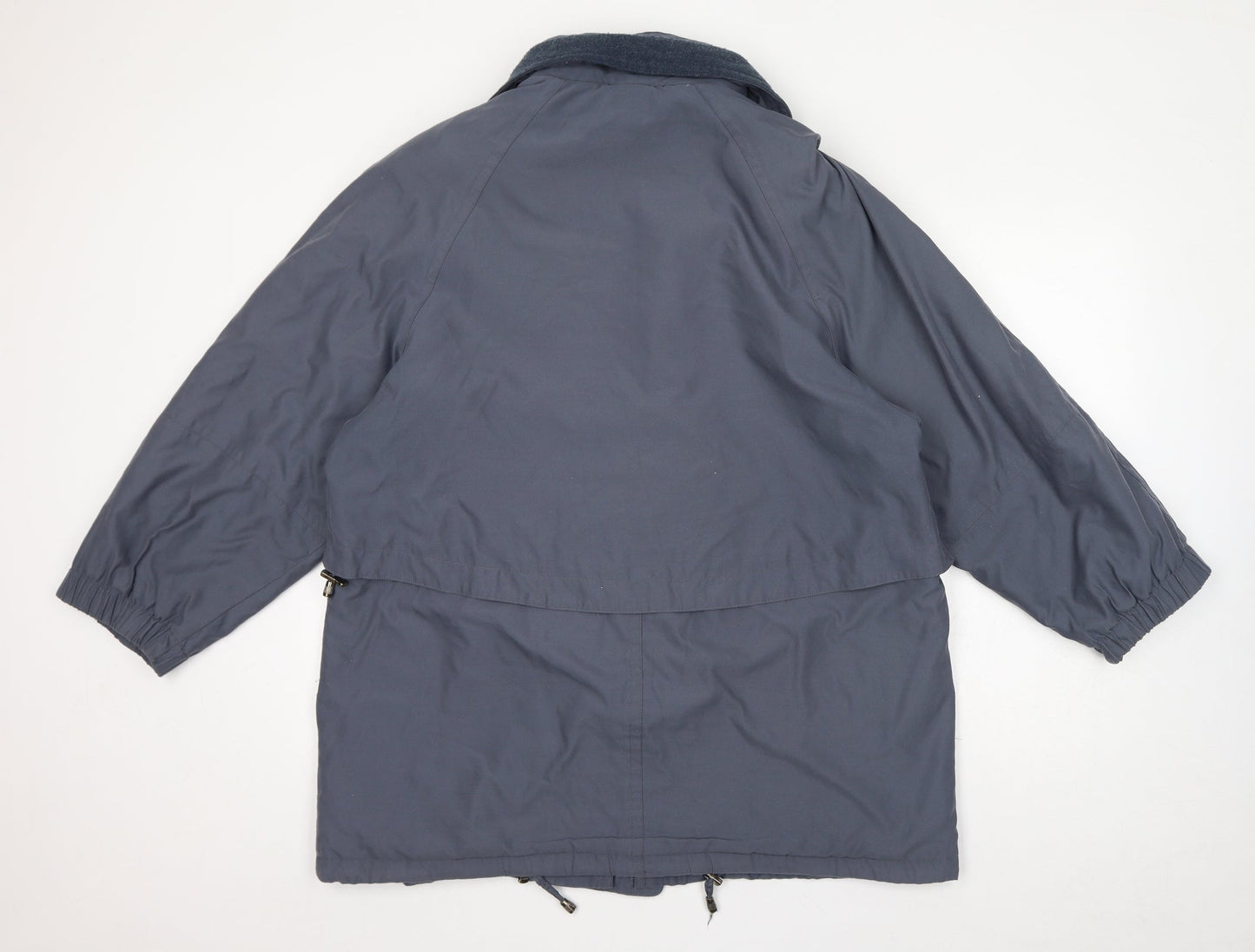 Womens UK Size 14 St Michael Blue Windbreaker Coat