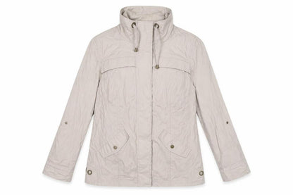 Womens UK Size 12 DASH Beige Windbreaker Coat