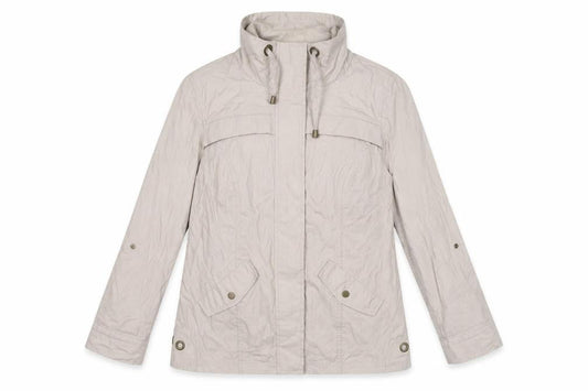 Womens UK Size 12 DASH Beige Windbreaker Coat