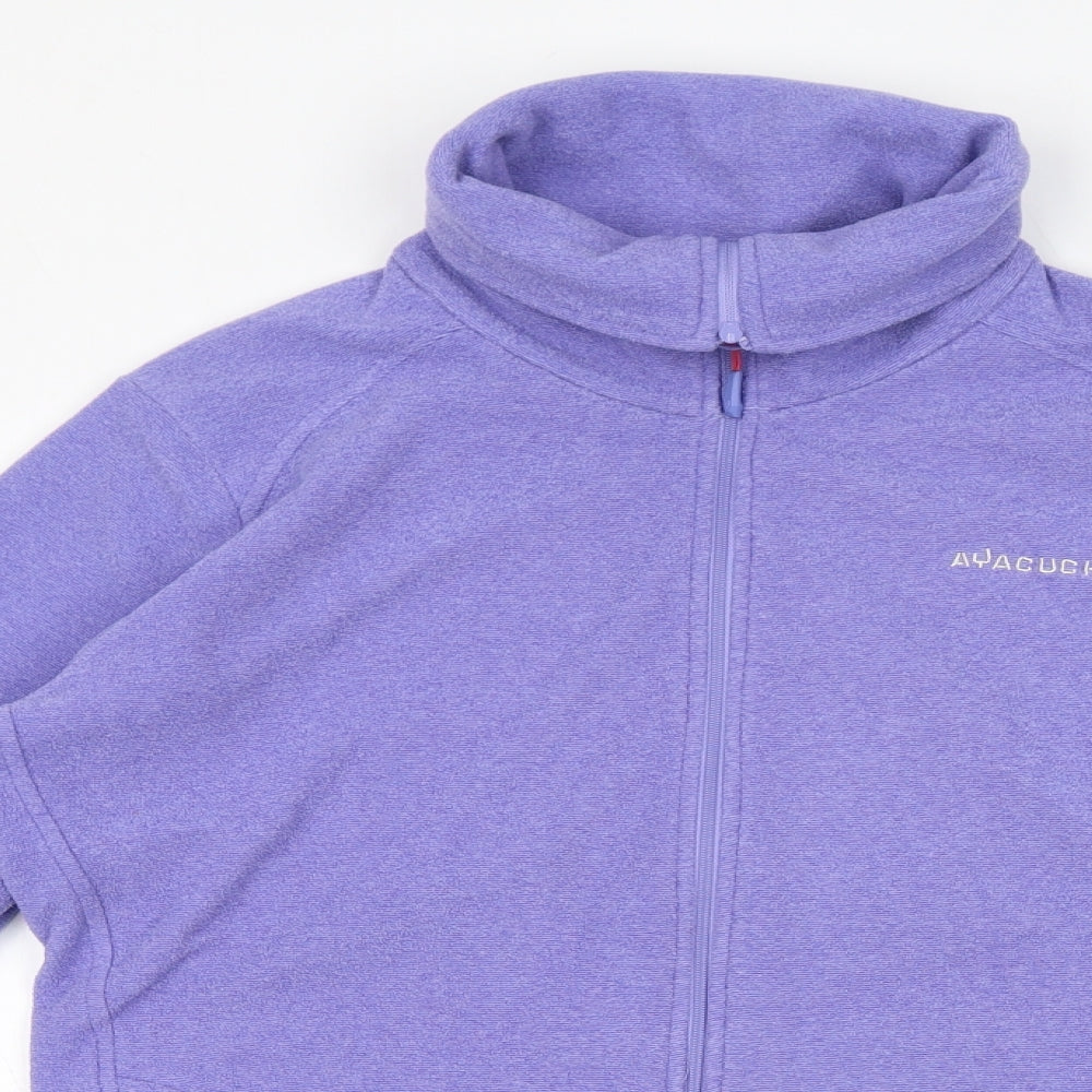 Ayacucho Womens Purple Jacket Size XS Zip