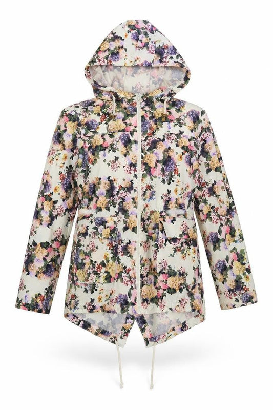 Womens UK Size 12 Brave Soul Ivory Rain Coat