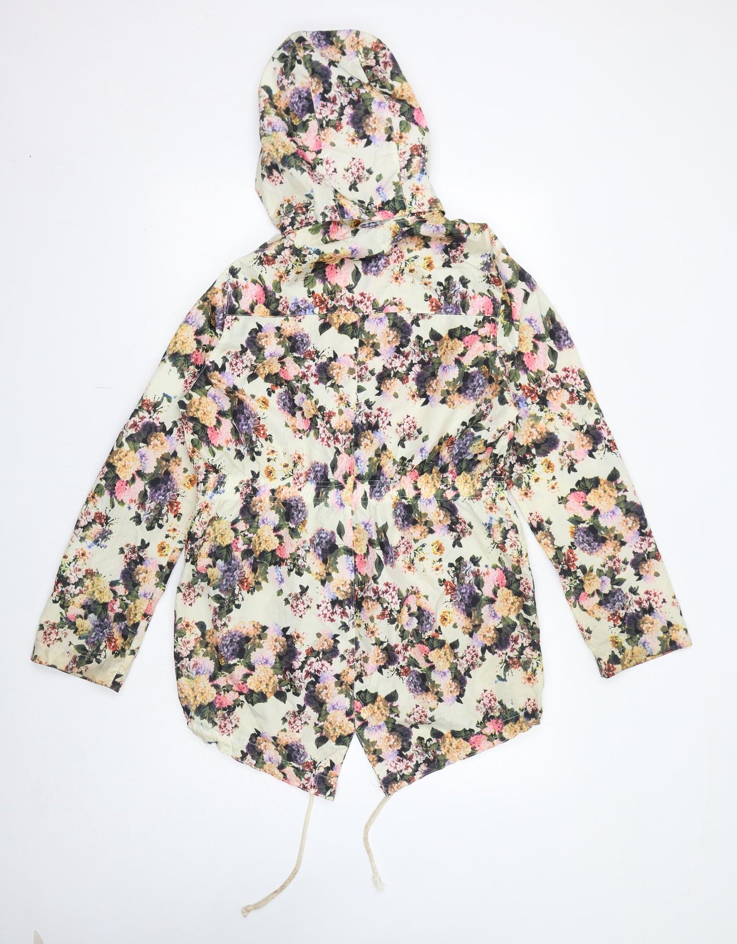 Womens UK Size 12 Brave Soul Ivory Rain Coat