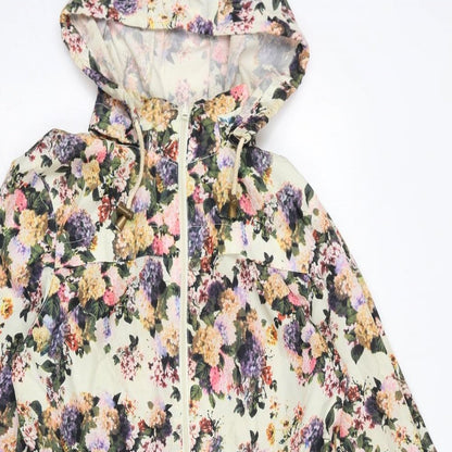 Womens UK Size 12 Brave Soul Ivory Rain Coat