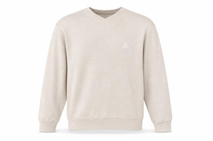Mens UK Size S IZOD Beige Pullover Sweatshirt