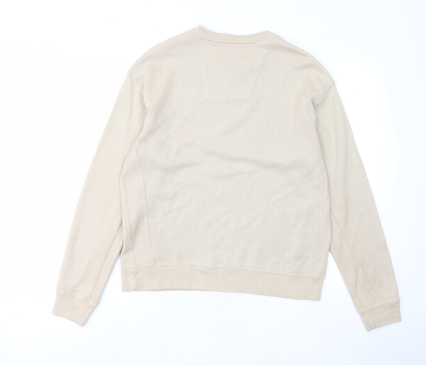 Mens UK Size S IZOD Beige Pullover Sweatshirt