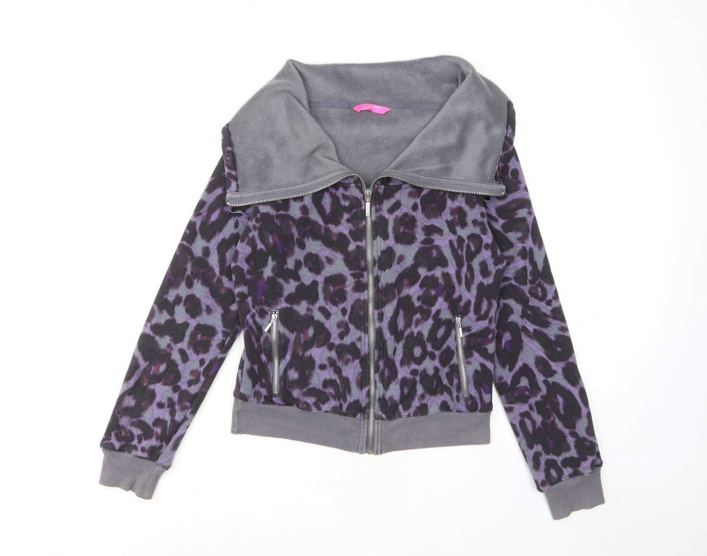 Womens UK Size 10 Marks and Spencer Pink Full Zip Sweatshirt