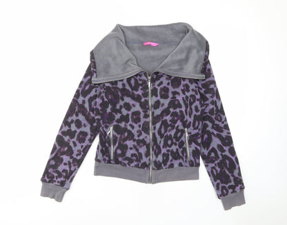 Womens UK Size 10 Marks and Spencer Pink Full Zip Sweatshirt