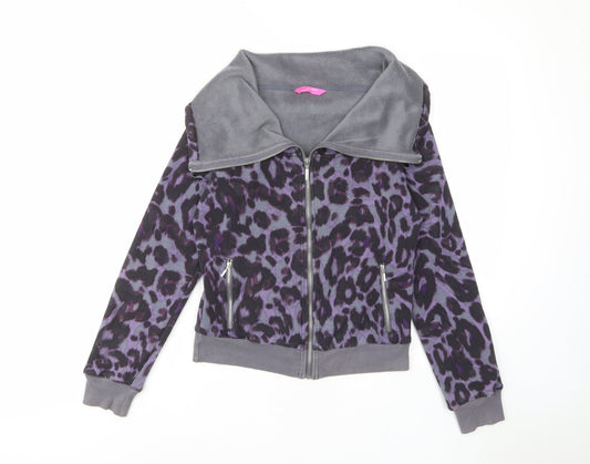 Womens UK Size 10 Marks and Spencer Pink Full Zip Sweatshirt