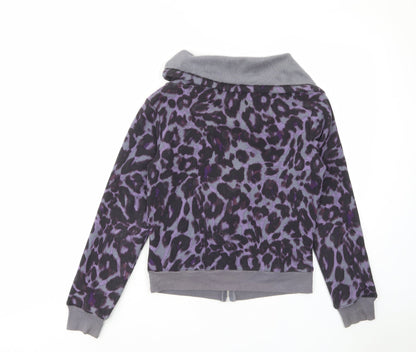Womens UK Size 10 Marks and Spencer Pink Full Zip Sweatshirt