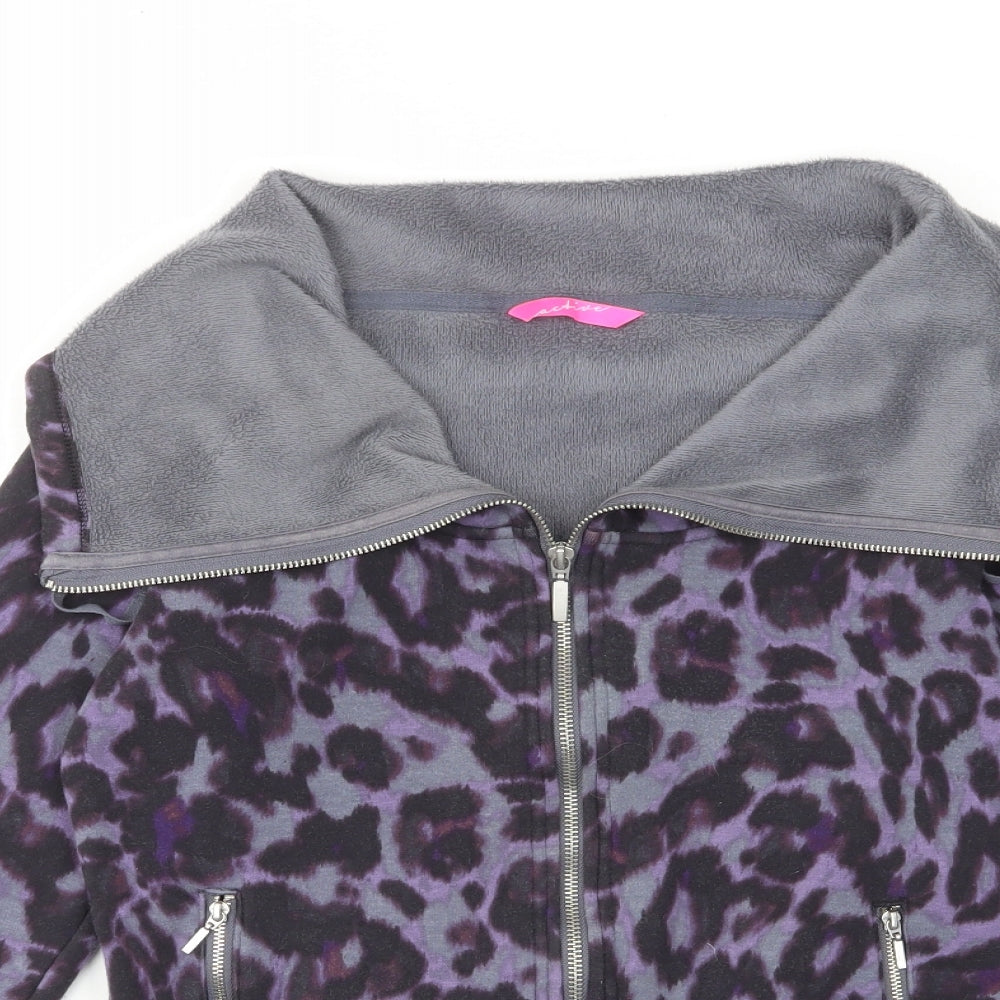 Womens UK Size 10 Marks and Spencer Pink Full Zip Sweatshirt