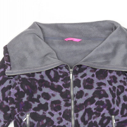 Womens UK Size 10 Marks and Spencer Pink Full Zip Sweatshirt