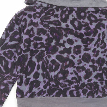 Womens UK Size 10 Marks and Spencer Pink Full Zip Sweatshirt