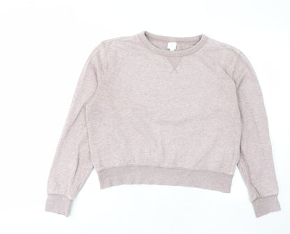 H&M Womens Purple Cotton Pullover Sweatshirt Size M Pullover