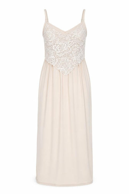 Miss Selfridge Womens Beige Polyester A-Line Size 4 V-Neck Pullover - Lace