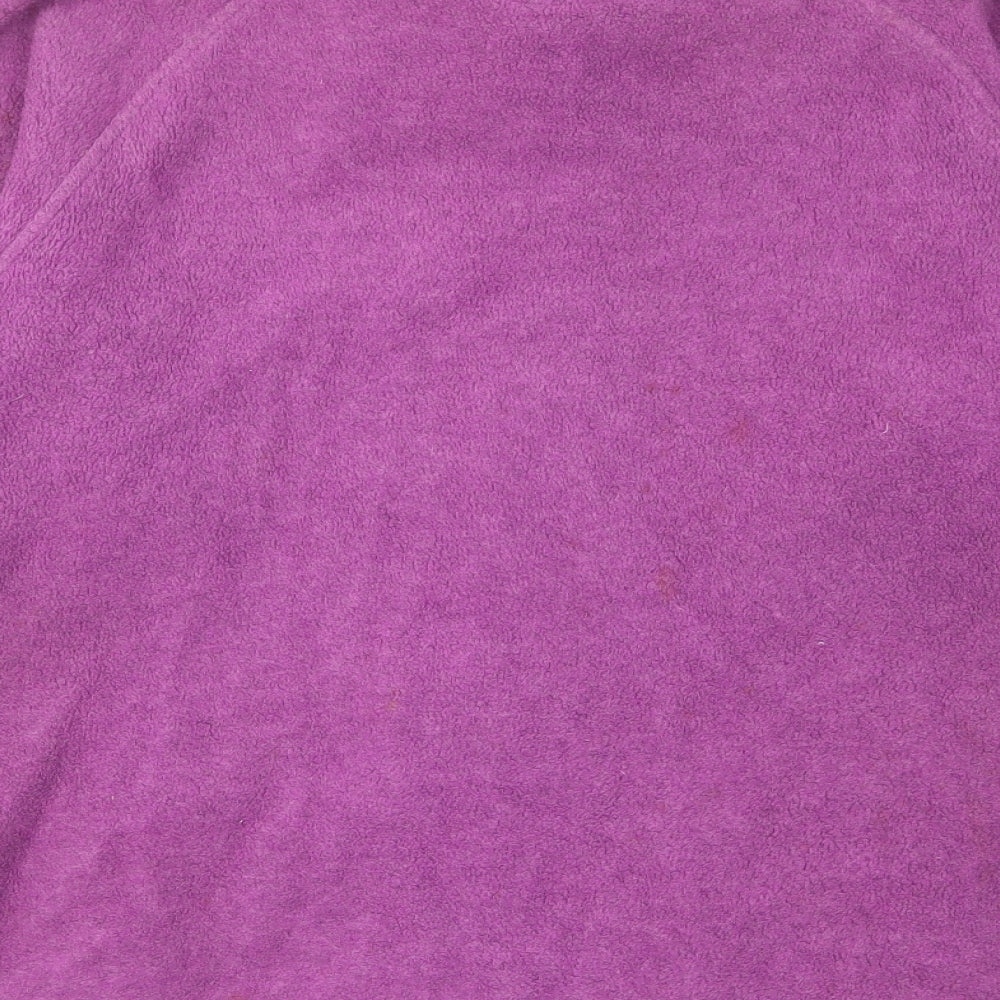 Maine Womens Purple Jacket Size 14 Zip - Pockets, Logo