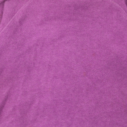 Maine Womens Purple Jacket Size 14 Zip - Pockets, Logo