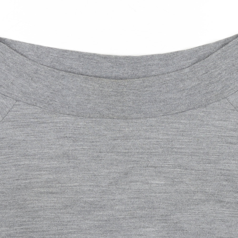 Frost French Womens Grey Polyester Pullover Sweatshirt Size S Pullover - Fairy Butterfly