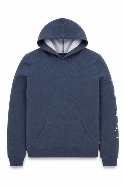 Decathlon Boys Blue Cotton Pullover Hoodie Size S Pullover - Great