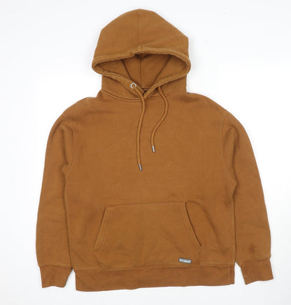 Womens UK Size S Pull&Bear Brown Pullover Hoodie