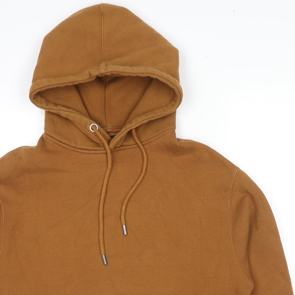 Womens UK Size S Pull&Bear Brown Pullover Hoodie