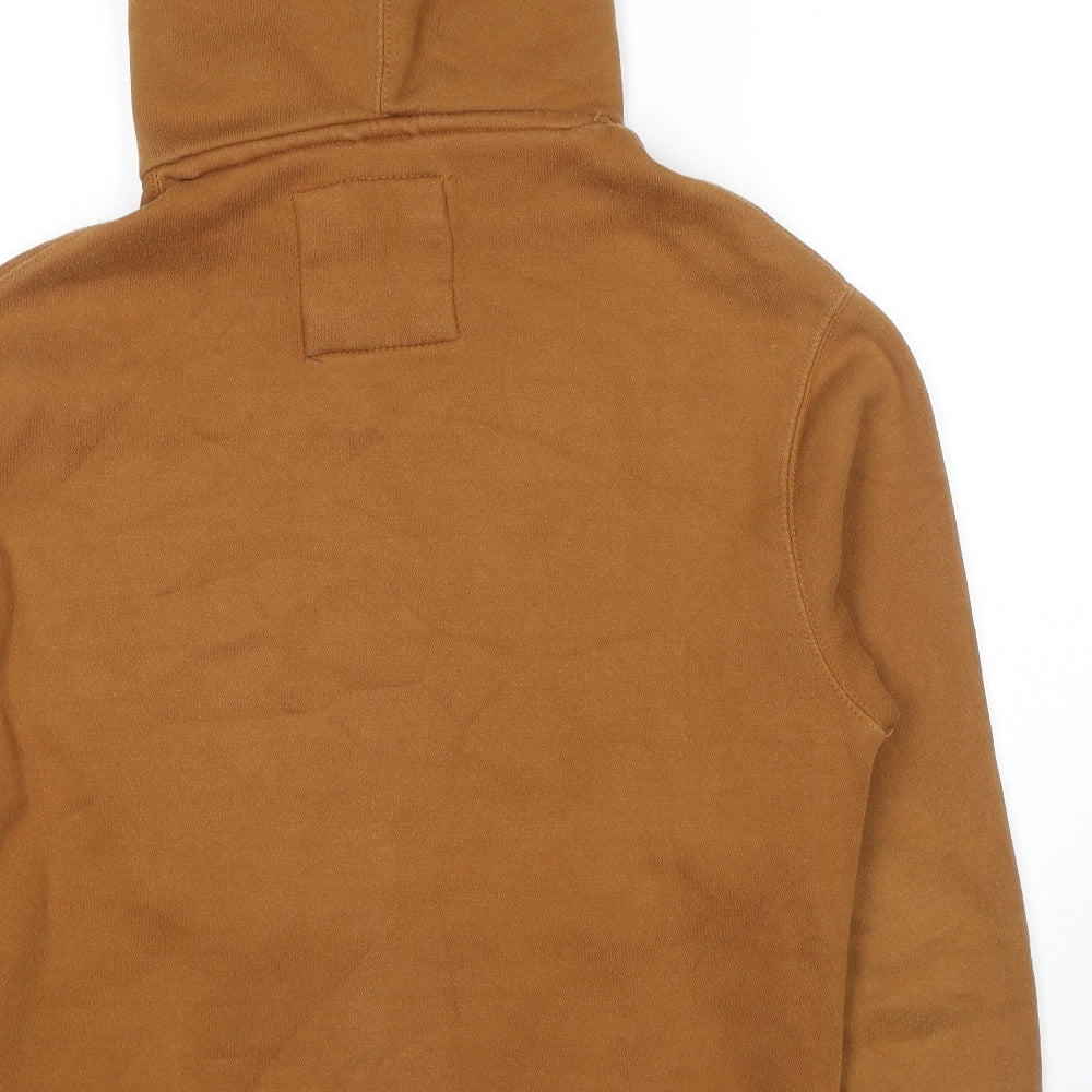 Womens UK Size S Pull&Bear Brown Pullover Hoodie