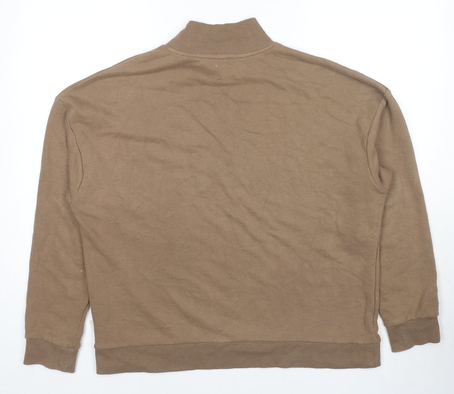 Chelsea Peers Womens Brown Cotton Pullover Hoodie Size L Pullover