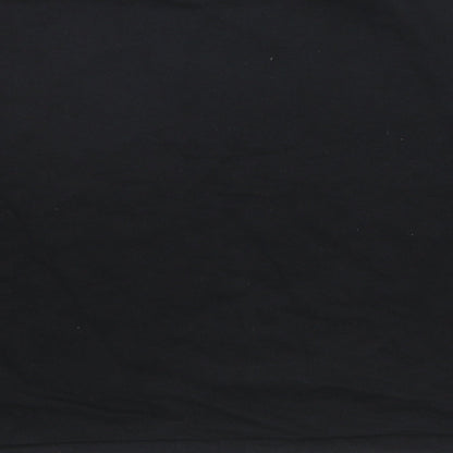 Marks and Spencer Girls Black Cotton Pullover Hoodie Size 12-13 Years Pullover - Future
